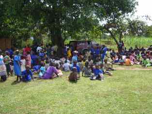 Students of Buhasango Primary School