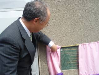 opening of the plaque