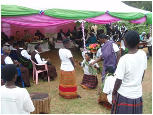 Performance by the community group