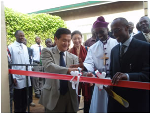 Ambassador commissioning the Project