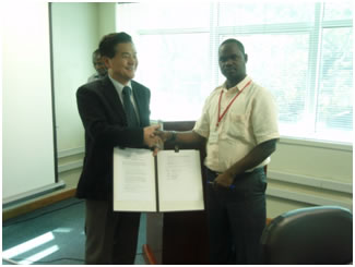 The Handing over of the Grant Contract