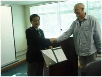 The Handing over of the Grant Contract