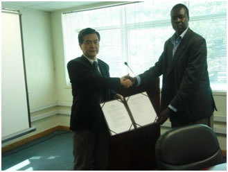The Handing over of the Grant Contract