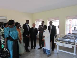 Touring health centre facility