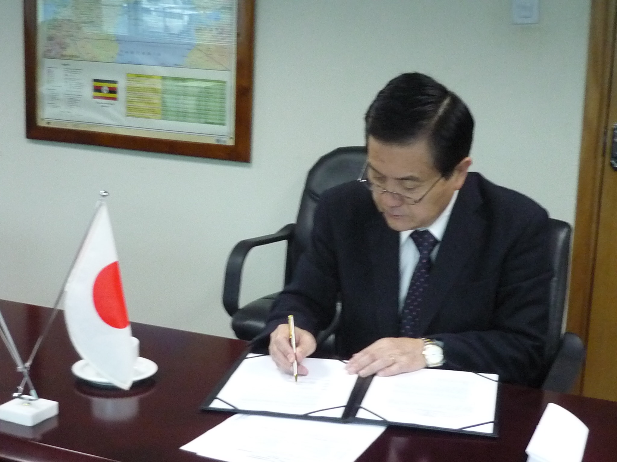 Signing the Grant Contract