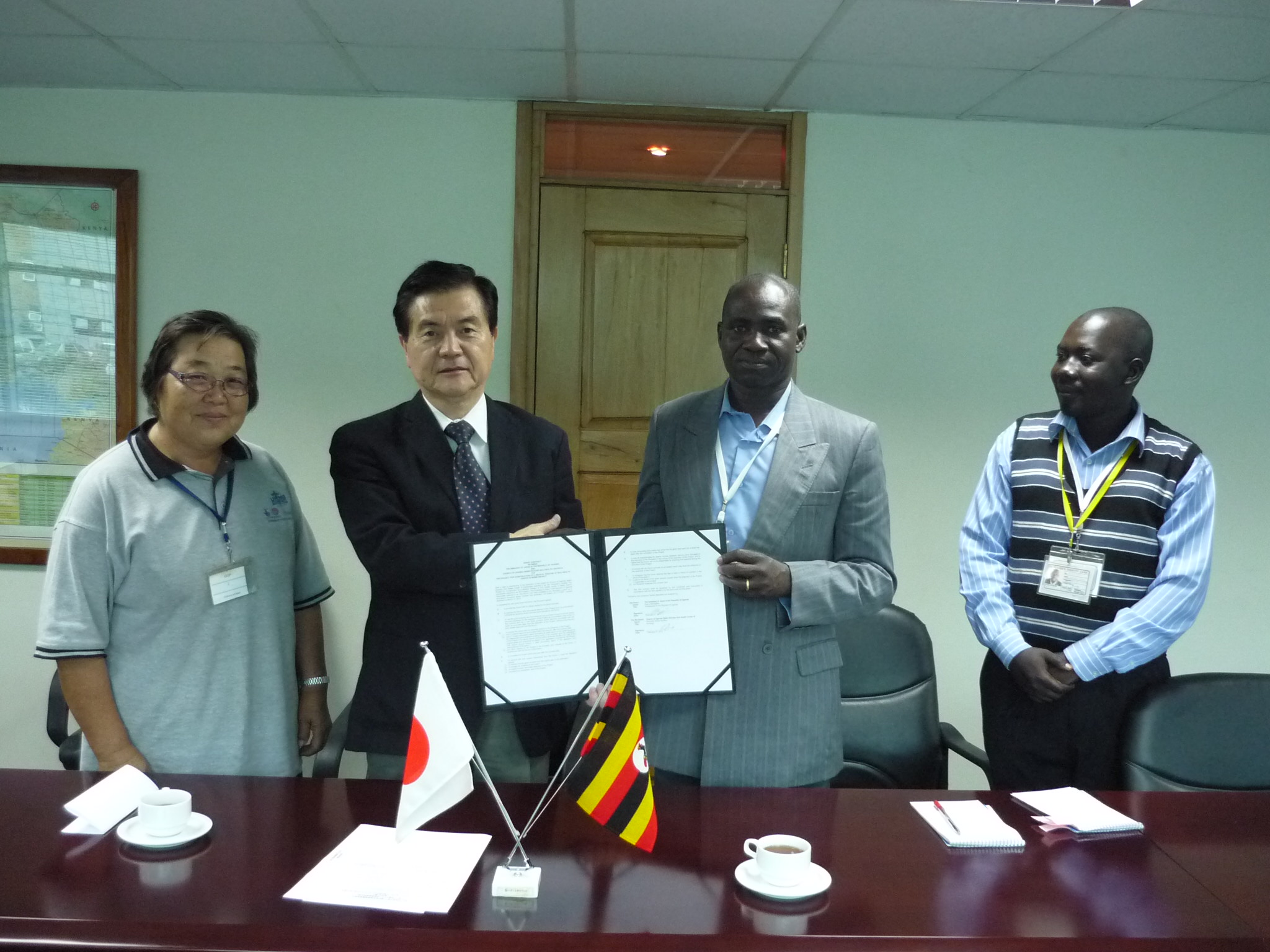 Handing over the Grant Contract