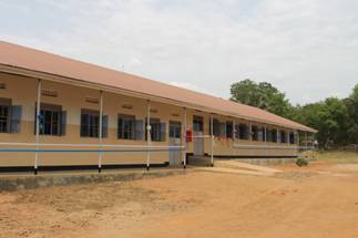 Girls dormitory supported