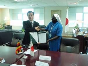 Handing over the Grant Contract