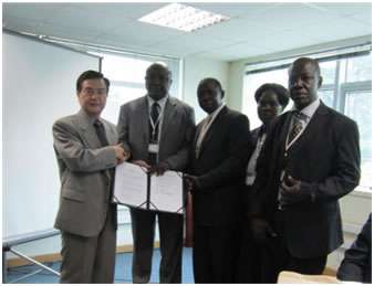 Handing over of the Grant Contract