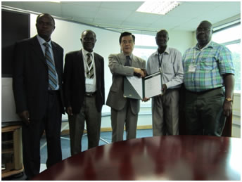 Handing over of the Grant Contract