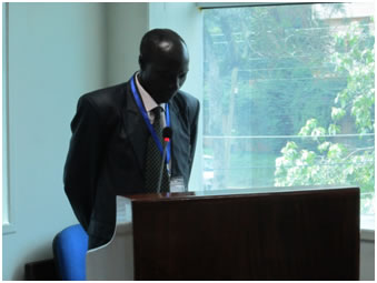 Speech by implementing organization