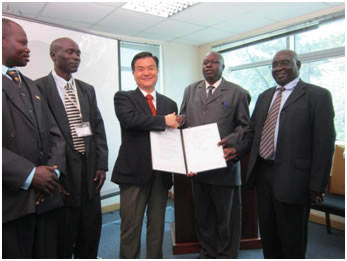 Handing over of the Grant Contract