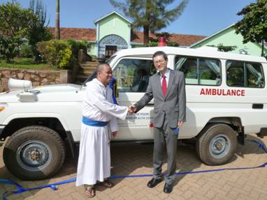 Handing over of the ambulance