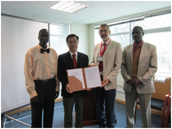 Handing over of the Grant Contract