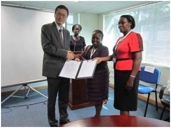 Handing over of the Grant Contract